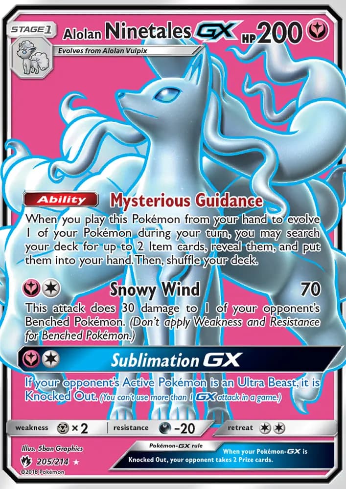 Alolan Ninetales GX