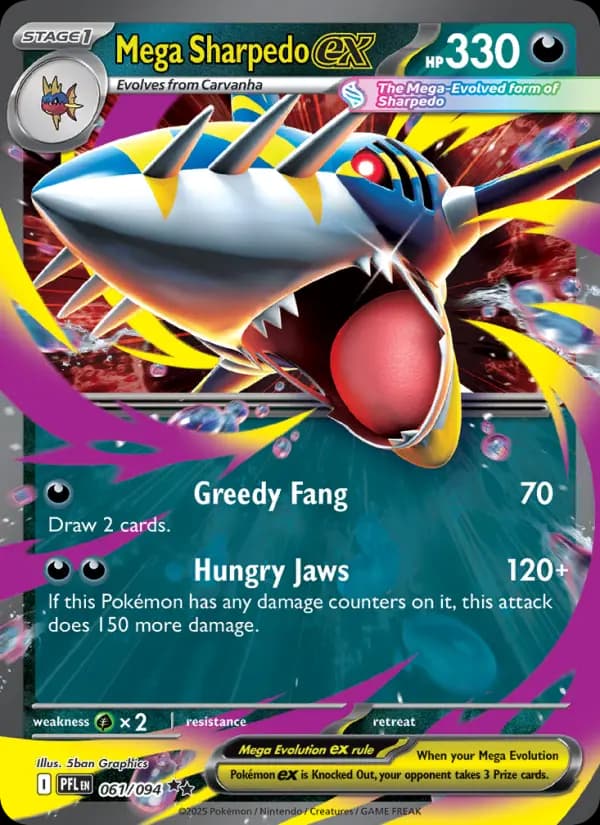 Mega Sharpedo ex