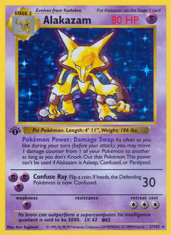 Alakazam — Base Set 1/102