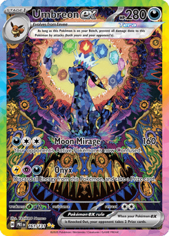 Umbreon ex — Prismatic Evolutions (missing)
